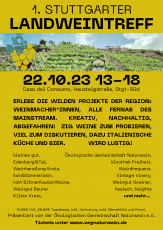 1. Stuttgarter Landweinmarkt - 22.10.2023 - Erlebe die wilden Projekte der Region