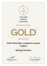 6 Mal Gold für GREINER - Wein.Plus „GOLDEN GRAPE AWARDS 2024“